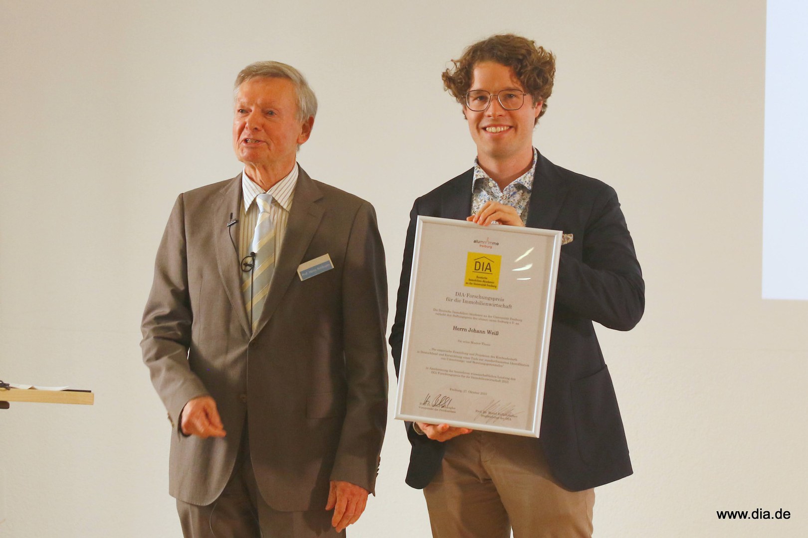 DIA Forschungspreis Johann Weiß