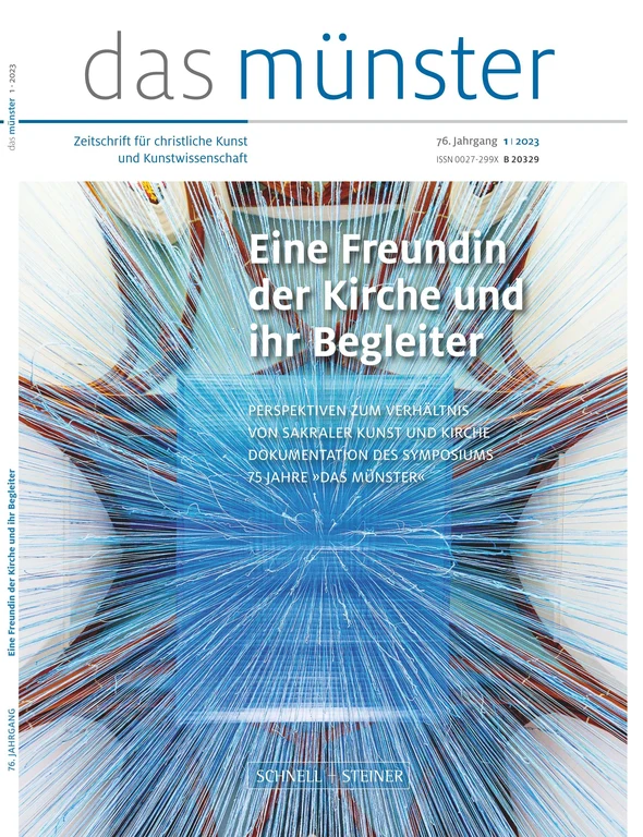 Cover das münster - Jahrgang 2023, Heft 1
