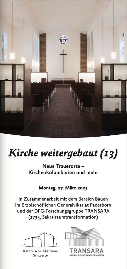 Tagungsflyer Kirche weitergebaut